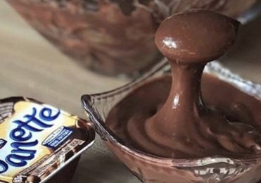 Danete caseiro um creme de chocolate incrível rende um potão com apenas 4 ingredientes