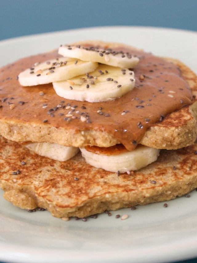 PANQUECA DE BANANA FIT MUITO FÁCIL Receita Mix