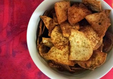 Chips de batata doce feito na airfryer sem o uso de óleo